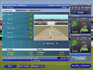 Cricket Captain's bowling